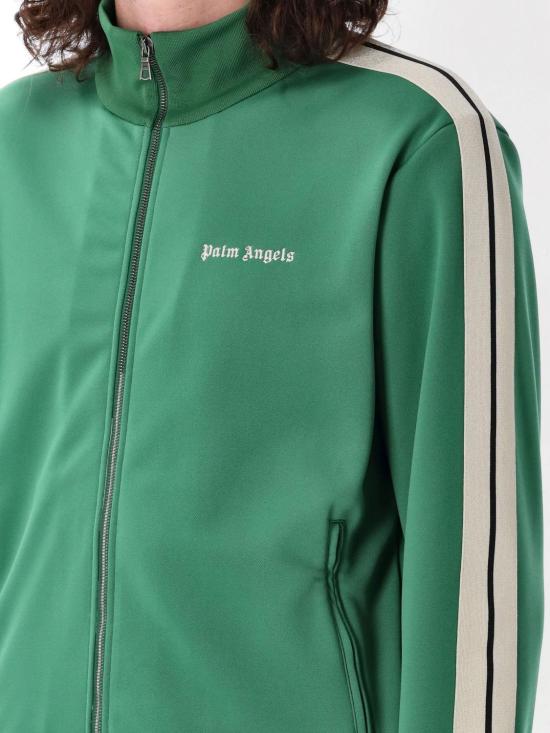 25SS 팜앤젤스 집업 니트 PMBD058S25FAB001 5703 Green - PALM ANGELS