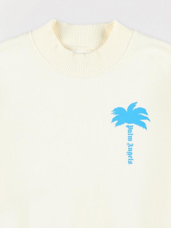 25SS [키즈] 팜앤젤스 풀오버 PBBA012S25FLE001 0469 White - PALM ANGELS