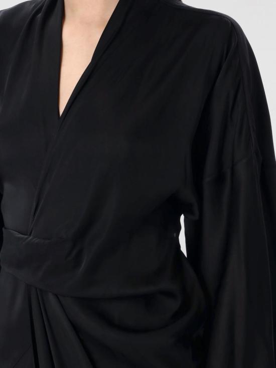 25SS 릭 오웬스 롱 원피스 RP01E7566SCH 09 Black - RICK OWENS