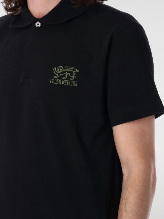25SS 버버리 폴로 티셔츠 8102292 Black - BURBERRY