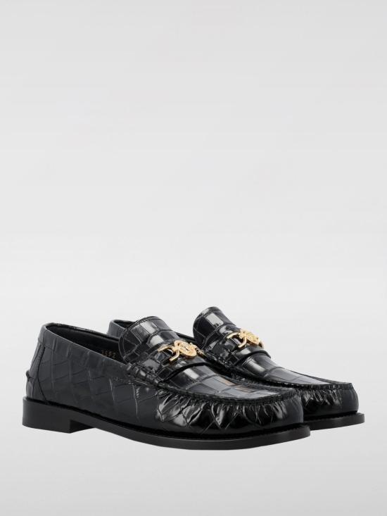 24FW 베르사체 로퍼 10135921A09881 1B00V Black - VERSACE