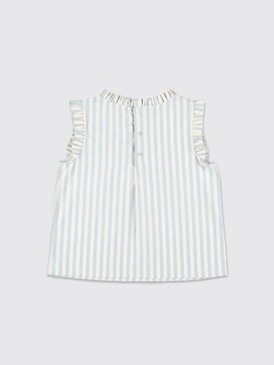 25SS [키즈] 봉쁘앙 탑 S05GBLW00045 210 Blue - BONPOINT