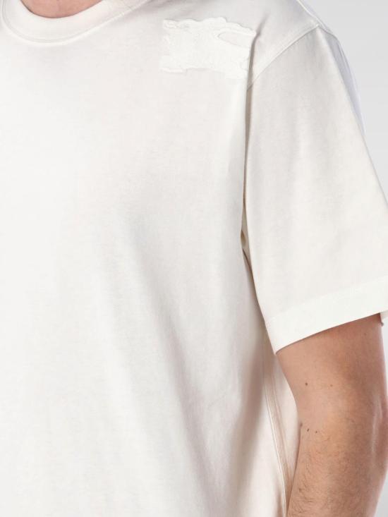 25SS 버버리 반팔 티셔츠 8107460 White - BURBERRY