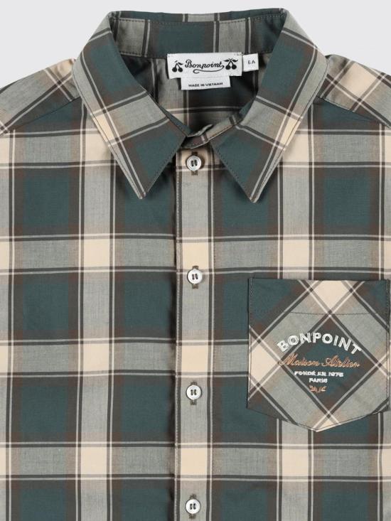 25SS [키즈] 봉쁘앙 셔츠 S05BSHW00028 449A Grey - BONPOINT