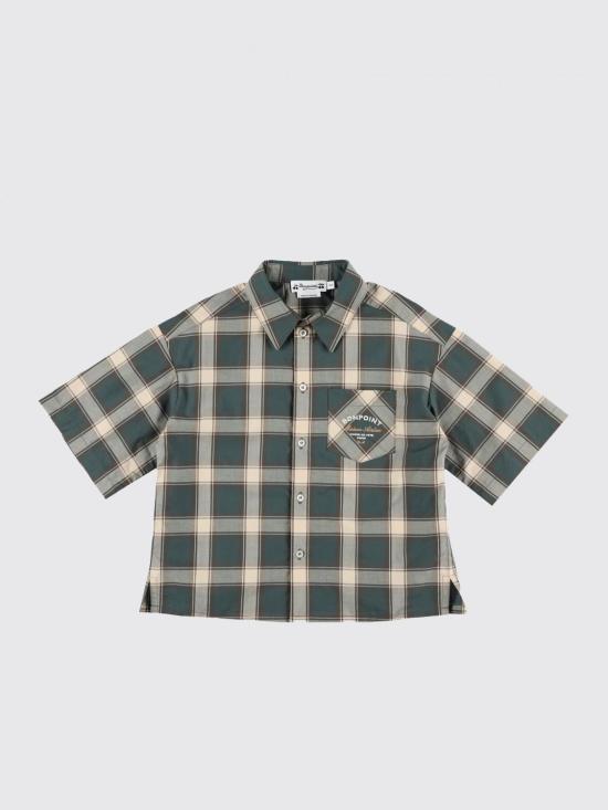 25SS [키즈] 봉쁘앙 셔츠 S05BSHW00028 449A Grey