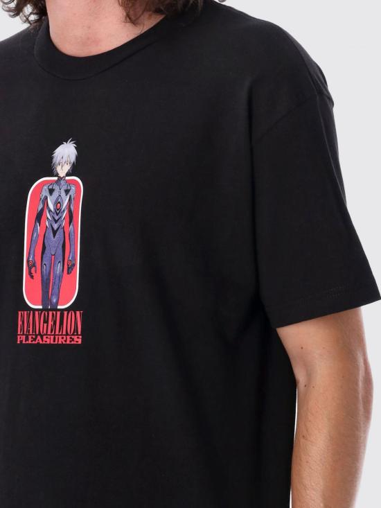 24FW 플레셔스 반팔 티셔츠 P24E013 Black - PLEASURES