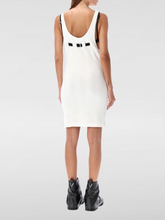 24FW 디 아티코 숏 원피스 247WCA339J048 001 White - THE ATTICO