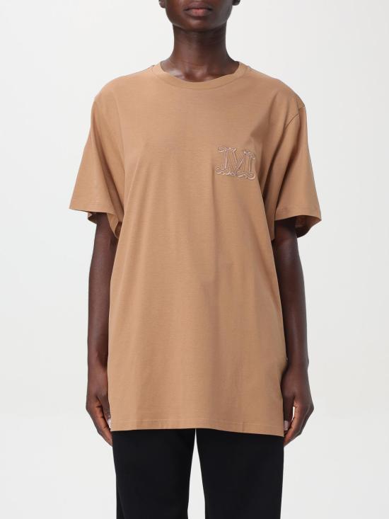 25FW 막스마라 반팔 티셔츠 2421946021600 003 Camel