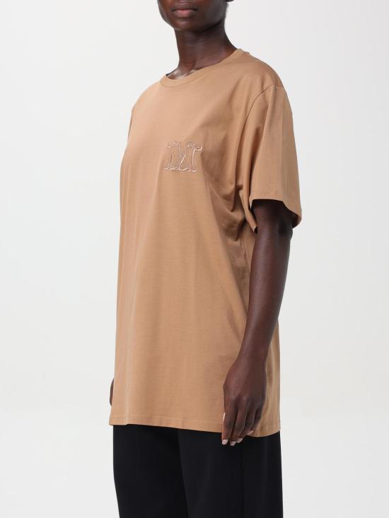 25FW 막스마라 반팔 티셔츠 2421946021600 003 Camel - MAX MARA