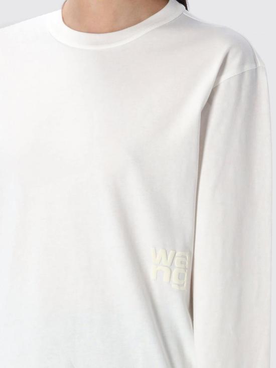 25SS 티바이알렉산더왕 스웨터 4CC3241519 100 White - T BY ALEXANDER WANG