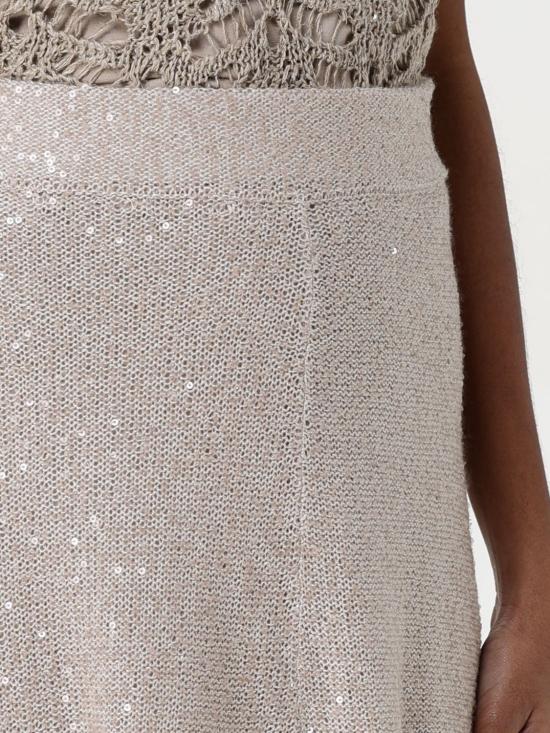 25FW 브루넬로 쿠치넬리 스커트 MDJ547689 C9589 Beige - BRUNELLO CUCINELLI