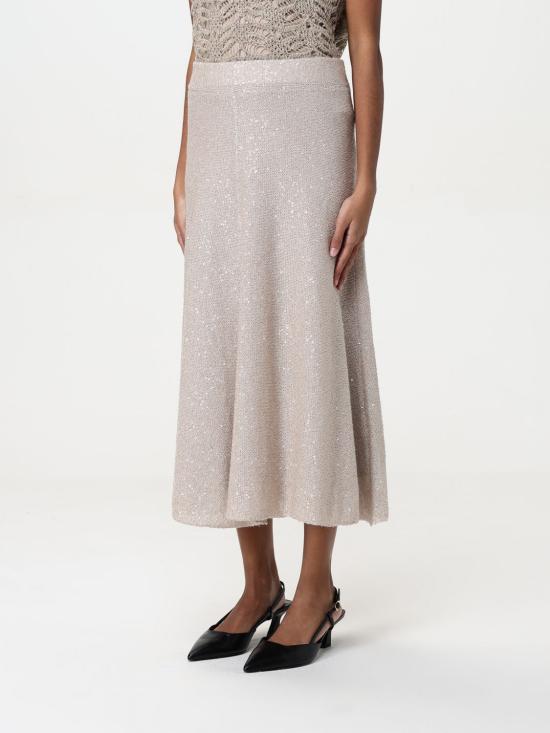 25FW 브루넬로 쿠치넬리 스커트 MDJ547689 C9589 Beige - BRUNELLO CUCINELLI