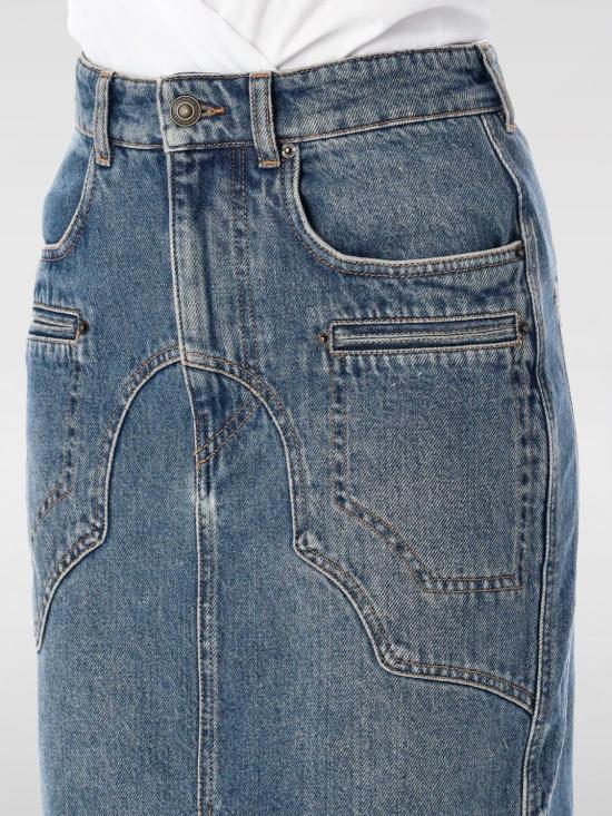 25SS 이자벨마랑 스커트 JU0329FAC1H01I 30BU Blue - ISABEL MARANT