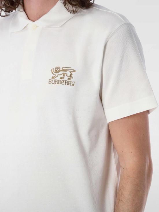 25SS 버버리 폴로 티셔츠 8104858 White - BURBERRY