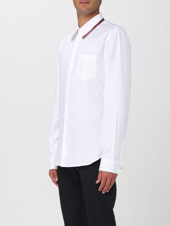 25SS 구찌 긴팔 셔츠 814560Z7AHP 9000 White - GUCCI