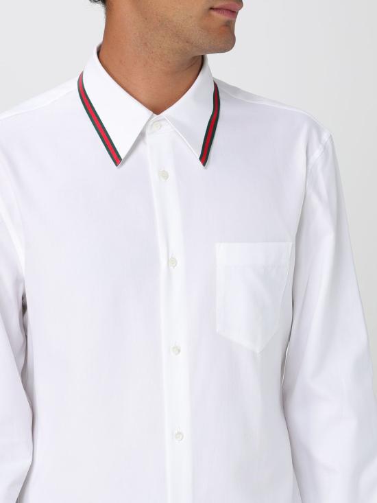 25SS 구찌 긴팔 셔츠 814560Z7AHP 9000 White - GUCCI