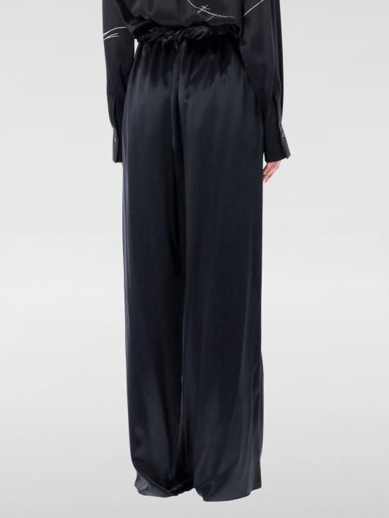 24FW 살바토레 페라가모 팬츠 13G178 777591 002 Black - SALVATORE FERRAGAMO