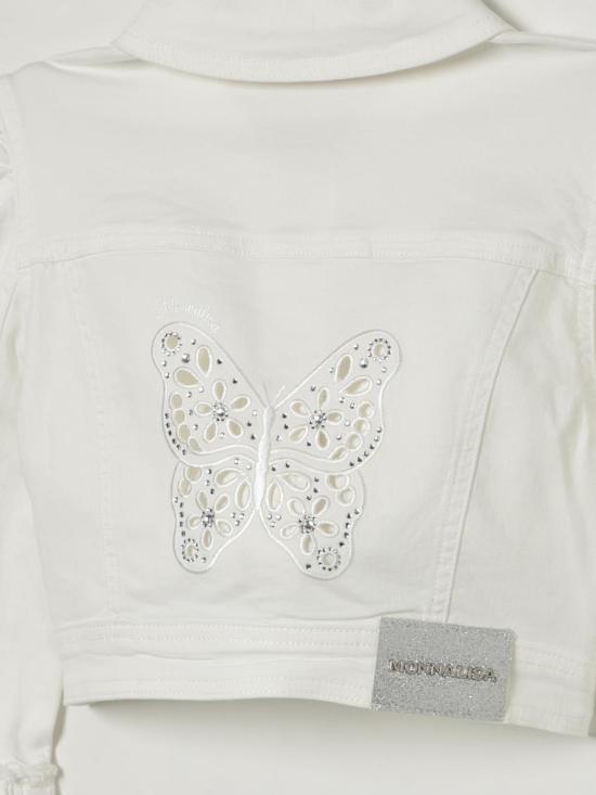 25FW [키즈] 모나리자 캐주얼 자켓 79E1045021 0001 Yellow Cream - MONNALISA