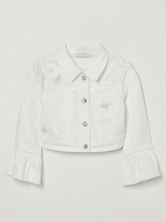 25FW [키즈] 모나리자 캐주얼 자켓 79E1045021 0001 Yellow Cream