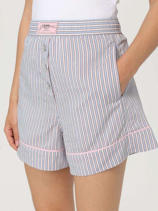 25SS 가니 숏팬츠 W0388 326 Blue - GANNI