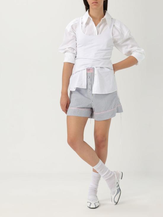 25SS 가니 숏팬츠 W0388 326 Blue - GANNI