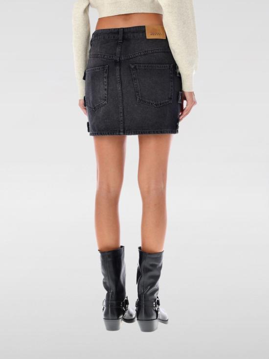 24FW 이자벨마랑에뚜왈 숏 스커트 JU0246FAB3H02E 02FK Black - ISABEL MARANT ETOILE