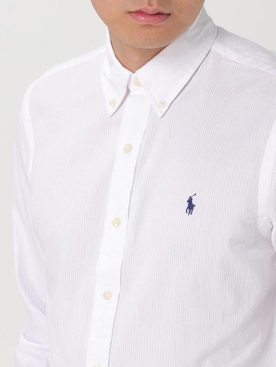 25FW 폴로 랄프로렌 긴팔 셔츠 710938519 001 White - POLO RALPH LAUREN