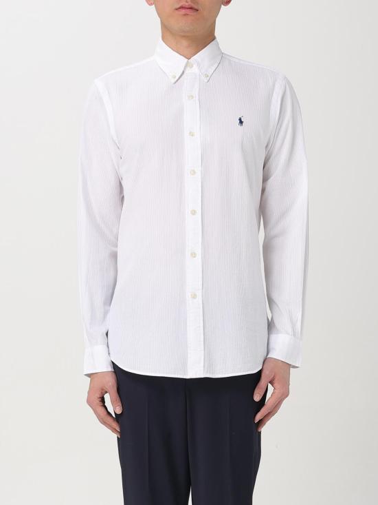 25FW 폴로 랄프로렌 긴팔 셔츠 710938519 001 White