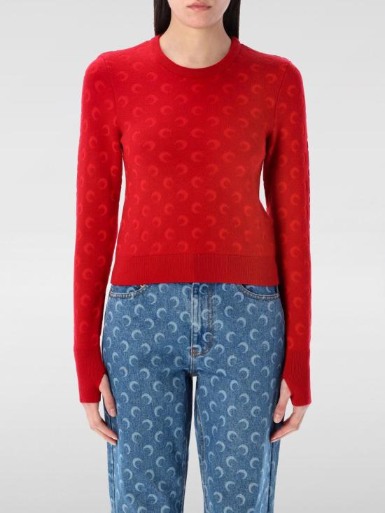 25FW 마린세르 스웨터 WTK014ACKNI0530 RD10 Red