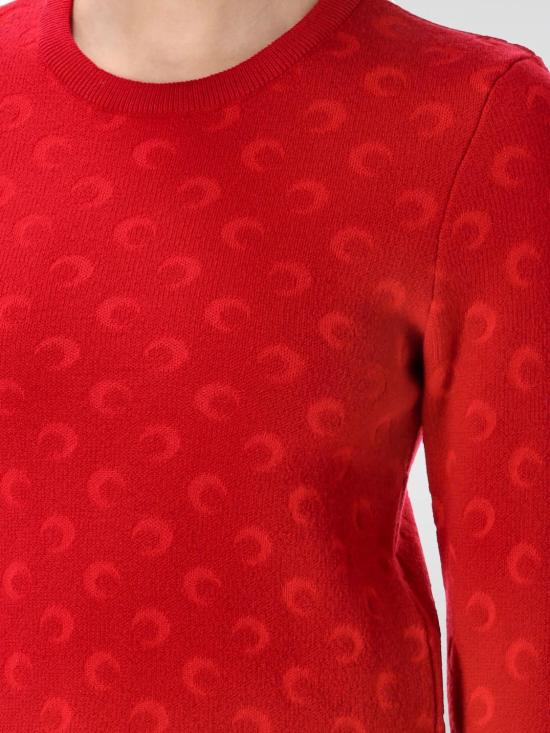 25FW 마린세르 스웨터 WTK014ACKNI0530 RD10 Red - MARINE SERRE