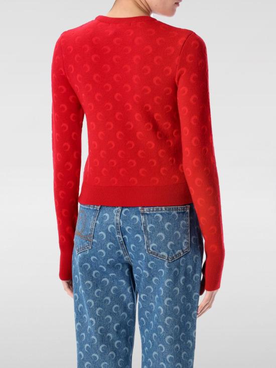 25FW 마린세르 스웨터 WTK014ACKNI0530 RD10 Red - MARINE SERRE