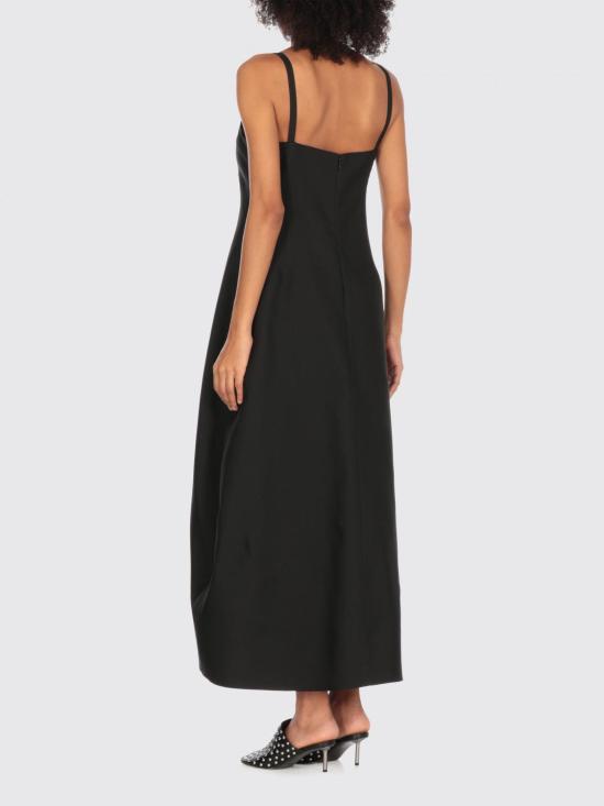 25SS 질샌더 롱 원피스 J04CT0113J70013 001 Black - JIL SANDER