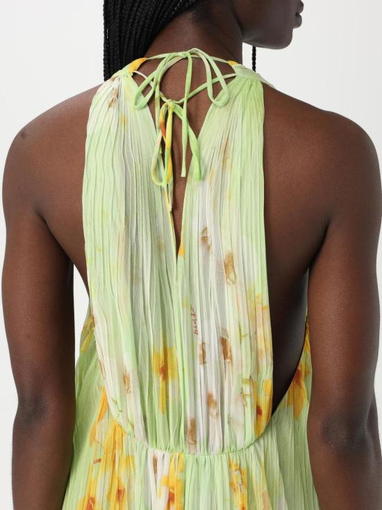 25FW 핑코 롱 원피스 104687A2DH VGB Green - PINKO