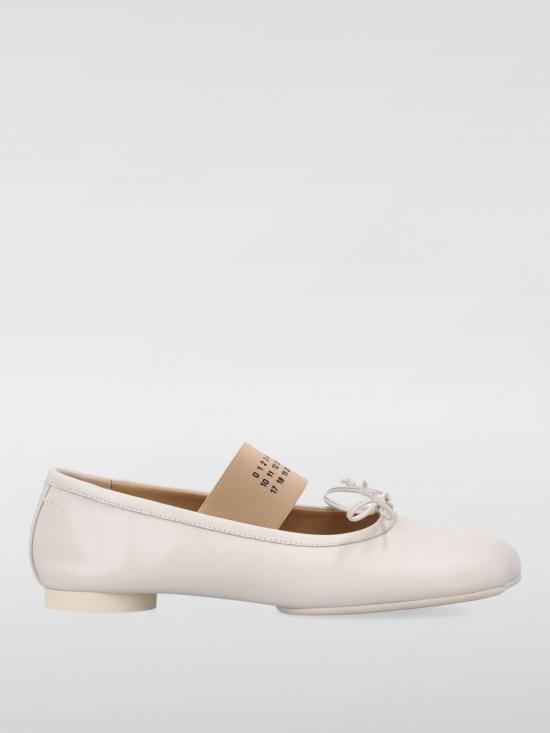 25SS MM6 메종마르지엘라 플랫 슈즈 S59WZ0099P3628 T2012 Ivory