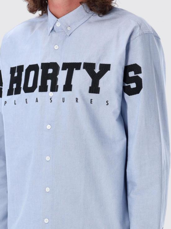 24FW 플레셔스 긴팔 셔츠 P24F012 Blue - PLEASURES