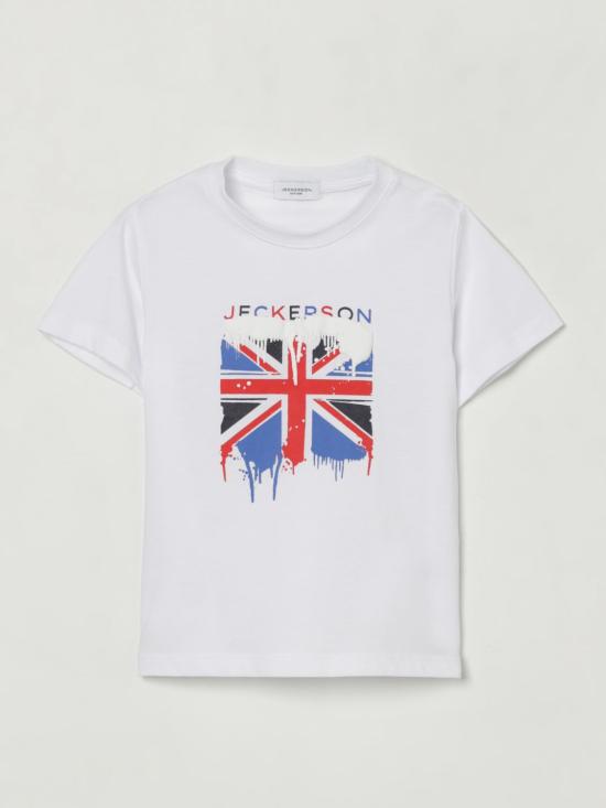 25SS [키즈] 제커슨 티셔츠 593TJMBS25 RE011 White