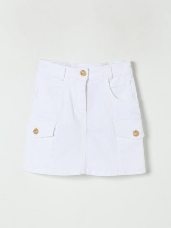 25FW [키즈] 발망 스커트 BW7A41Z2813 100 White