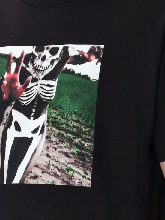 25SS 플레셔스 반팔 티셔츠 P25SK017 Black - PLEASURES