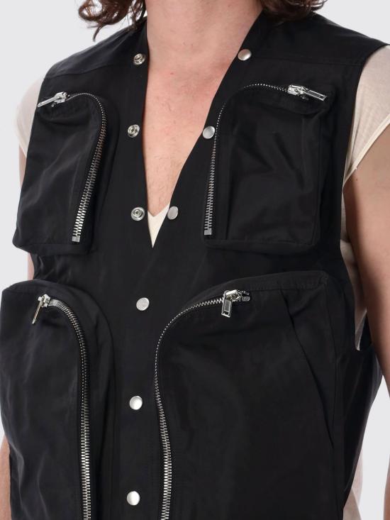 25SS 릭 오웬스 베스트 RU01E5767FT 09 Black - RICK OWENS