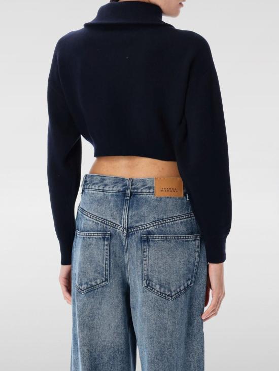 25SS 이자벨마랑에뚜왈 가디건 CA0004FAA3L75E 30MI Blue - ISABEL MARANT ETOILE