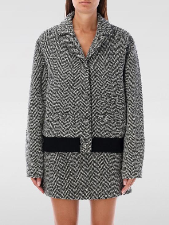 24FW 셀프 포트레이트 자켓 AW24052JB Black