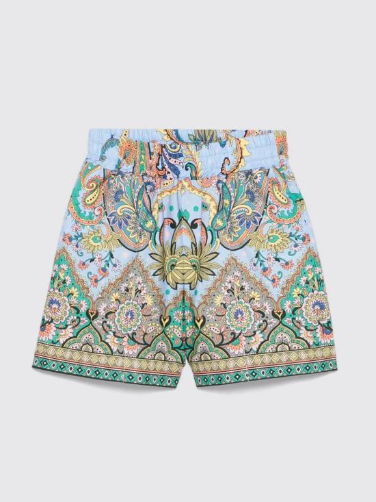 25FW [키즈] 에트로 쇼츠/버뮤다 GW6Q79P0523 685MC Gnawed Blue