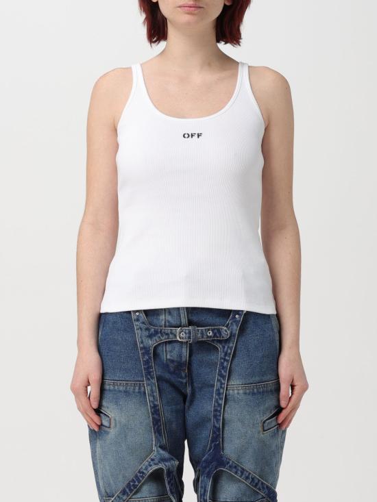 25FW 오프화이트 반팔 티셔츠 OWAD072C99JER002 0110 White