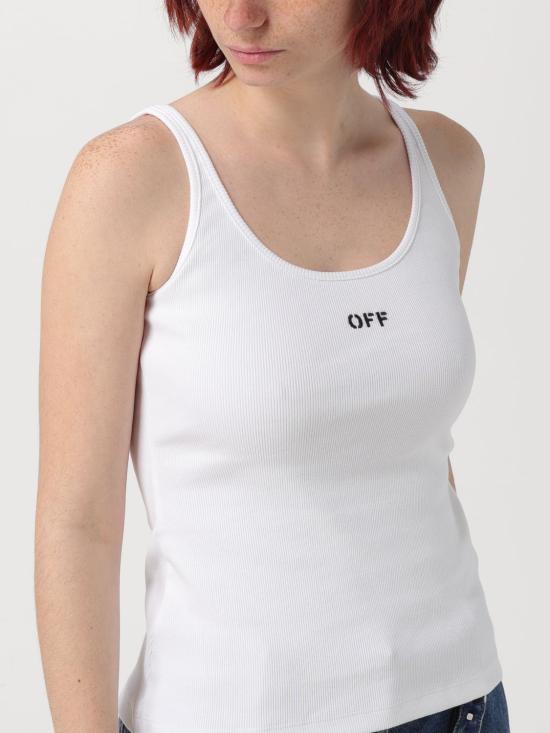 25FW 오프화이트 반팔 티셔츠 OWAD072C99JER002 0110 White - OFF WHITE