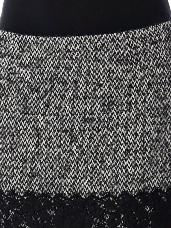 24FW 돌체앤가바나 숏 스커트 F4CXZTFMMHC S8030 Black - DOLCE & GABBANA