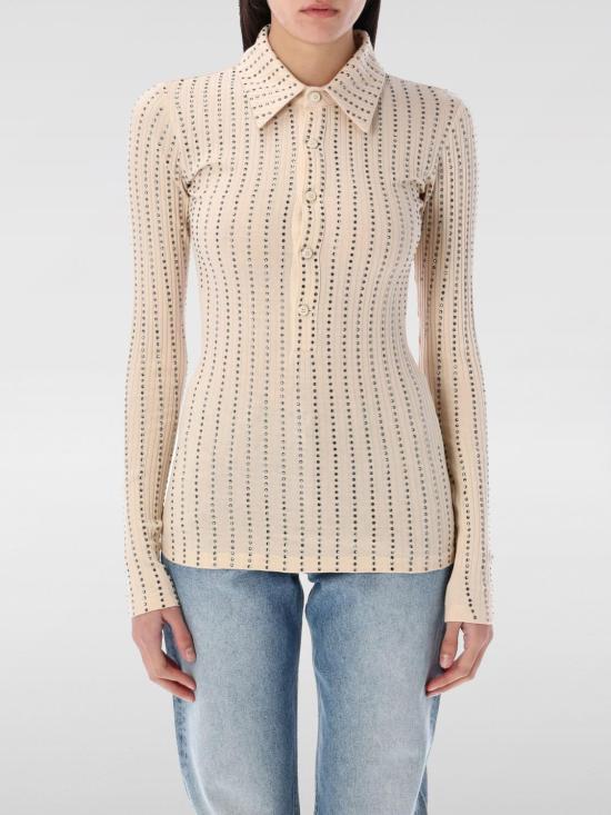 25SS 디 아티코 폴로 티셔츠 250WCT00351JJJ051 879 Ecru