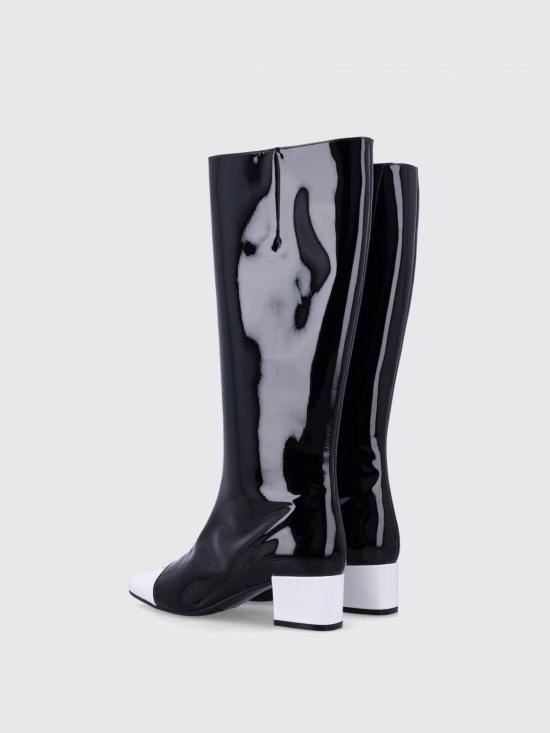 24FW 카렐 페리스 플랫 슈즈 331592 BLACK WHIT Black - CAREL PARIS