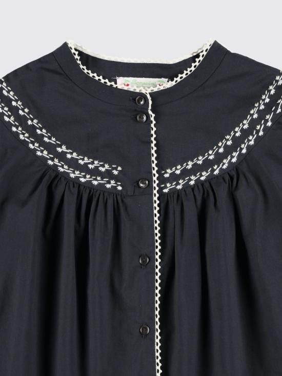 25SS [키즈] 봉쁘앙 셔츠 S05GBLW00027 099A Black - BONPOINT