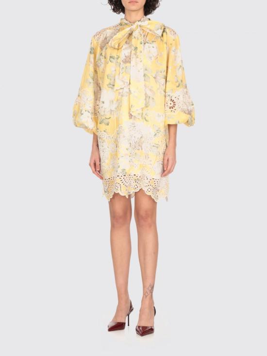 25FW 짐머만 롱 원피스 0797DRS252 YFL Yellow