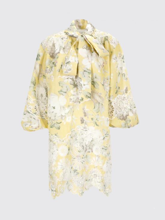 25FW 짐머만 롱 원피스 0797DRS252 YFL Yellow - ZIMMERMANN